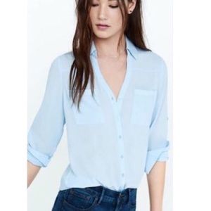 Express Ice Blue Portofino Top